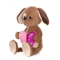 Мягкие игрушки Мягкая игрушка Maxitoys Luxury Romantic Toys Club Романтичный Щенок с сердечком 25 см