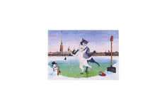 Collaba puzzle Пазлы деревянные Невское КОТание 30x42 см (504 детали)