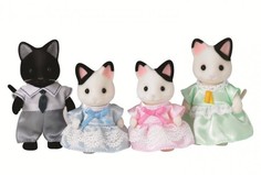 Игровые наборы Sylvanian Families Набор Семья Чёрно-белых котов