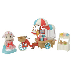 Игровые фигурки Sylvanian Families Трехколесный велосипед с попкорном