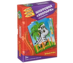 Развивающие игрушки Развивающая игрушка Bondibon Шнуровка Зоопарк