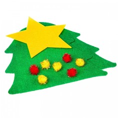 Наборы кройки и шитья Bondibon Новогодняя сумочка из фетра Ёлочка