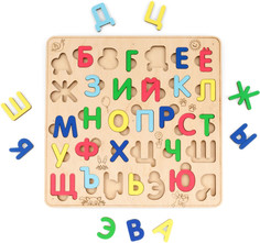 Деревянные игрушки Деревянная игрушка Eco Wood Art Сортер Русский Алфавит