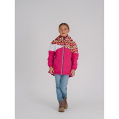 Верхняя одежда Sherysheff Куртка демисезонная для девочки Softshell Ромб О19065