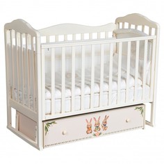 Детские кроватки Детская кроватка ByTwinz Milania Зайки