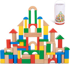 Деревянные игрушки Деревянная игрушка Tooky Toy Набор кубиков 100 шт. TH467
