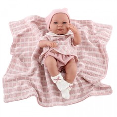Куклы и одежда для кукол Munecas Antonio Juan Кукла-младенец Дафна в розовом 42 см