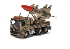 Машины Funky Toys Военная машина-конструктор 2 ракеты фрикционная 1:12 28 см