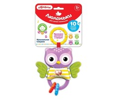 Подвесные игрушки Подвесная игрушка Азбукварик Совушка музыкальная Люленьки