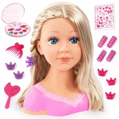 Куклы и одежда для кукол Bayer Кукла Модель с косичкой для причесок с косметикой 27 см