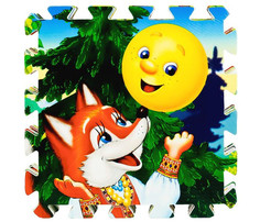 Игровые коврики Игровой коврик Играем вместе Коврик-пазл Колобок 8 сегментов