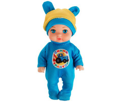 Куклы и одежда для кукол Карапуз Пупс неозвученный Синий Трактор 12 см