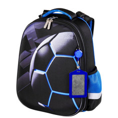 Школьные рюкзаки Юнландия Ранец Extra с дополнительным объемом Soccer ball 38х29х18 см