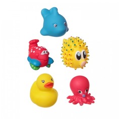 Игрушки для ванны Bondibon Игровой набор для купания 5 шт. ВВ1401