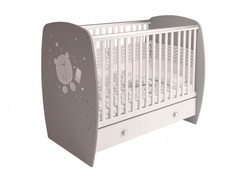 Детские кроватки Детская кроватка Polini French 710 Teddy (ящик)