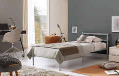 Кровати для подростков Подростковая кровать Stone металлическая Стоун 200х90