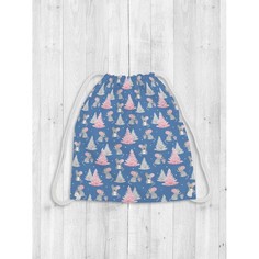 Мешки для обуви JoyArty Сумка рюкзак-мешок для обуви и вещей Мышиный праздник 40х38 см