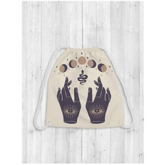 Мешки для обуви JoyArty Сумка для сменной обуви и вещей Рука Фатимы 38x40 см