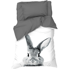 Постельное белье 1.5-спальное Постельное белье Этель 1.5 спальное Cute rabbit (3 предмета)