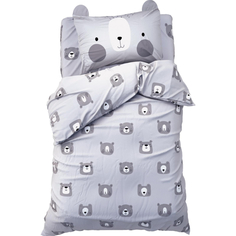 Постельное белье 1.5-спальное Постельное белье Этель 1.5 спальное Gray bear (3 предмета)
