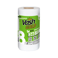 Хозяйственные товары Vash Gold Бумажные Super полотенца Eco Friendly 260 листов