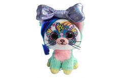 Мягкие игрушки Мягкая игрушка Shokid Little Bow Pets котенок Rainbow с бантиком сюрпризом 18 см