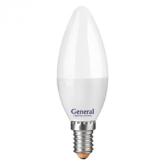 Светильники Светильник General Лампа LED 15W E14 2700 свеча 10 шт.
