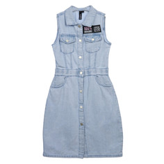 Платья и сарафаны Playtoday Сарафан текстильный джинсовый для девочек 12221120