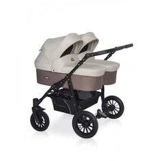 Коляски для двойни и погодок Riko Basic Коляска для близнецов 2 в 1 Saxo