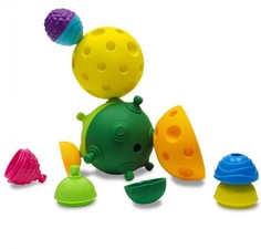 Развивающие игрушки Развивающая игрушка Lalaboom 3 тактильных шара (18 деталей)