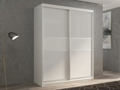 Шкафы Шкаф РВ-Мебель купе 2-х дверный Кааппи 120х60 см KAAPPI2 (Белый бриллиант)