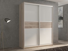 Шкафы Шкаф РВ-Мебель купе 2-х дверный Кааппи 140х60 см KAAPPI2 (Дуб Кастело серый)