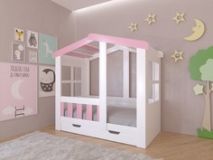 Кровати для подростков Подростковая кровать РВ-Мебель Астра домик с ящиком