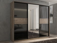 Шкафы Шкаф РВ-Мебель купе 3-х дверный Кааппи 210х45 см KAAPPI3-33 (Дуб Харбор Эспрессо)