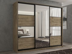Шкафы Шкаф РВ-Мебель купе 3-х дверный Кааппи 5 180х60 см (Дуб Эвок Прибрежный)