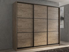 Шкафы Шкаф РВ-Мебель купе 3-х дверный Кааппи 4 240х60 см (Дуб Харбор Эспрессо)