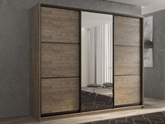 Шкафы Шкаф РВ-Мебель купе 3-х дверный Кааппи 2 180х45 см (Дуб Харбор Эспрессо)
