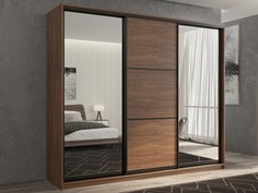 Шкафы Шкаф РВ-Мебель купе 3-х дверный Кааппи 3 210х45 см (Морское дерево Винтаж)