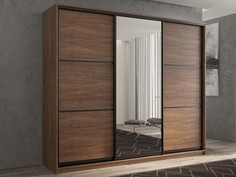 Шкафы Шкаф РВ-Мебель купе 3-х дверный Кааппи 2 180х45 см (Морское дерево Винтаж)