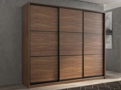 Шкафы Шкаф РВ-Мебель купе 3-х дверный Кааппи 4 180х60 см (Морское дерево Винтаж)