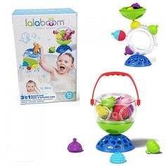 Игрушки для ванны Lalaboom Шар-ведерко 3 в 1 (12 предметов)
