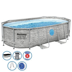 Бассейны Бассейн Bestway Бассейн каркасный Power Steel 427х250х100 см 56714