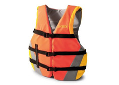 Круги и нарукавники для плавания Intex Жилет для плавания с пенопластовыми вставками 40-70 кг