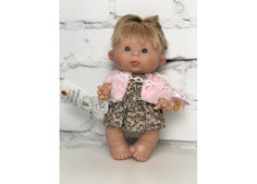 Куклы и одежда для кукол Nines Artesanals dOnil Пупс-мини Pepotes Тыковка с волосами вид 7 26 см