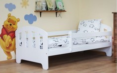 Кровати для подростков Подростковая кровать Столики Детям с бортиком Пух 80x160 см