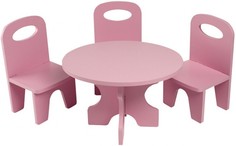 Кукольные домики и мебель Paremo Набор мебели для кукол Классика (стол + стулья)