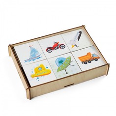 Деревянные игрушки Деревянная игрушка Paremo Игровой набор Мемори Транспорт