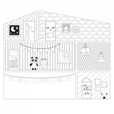 Кукольные домики и мебель Lundby Аксессуары для домика креативные обои