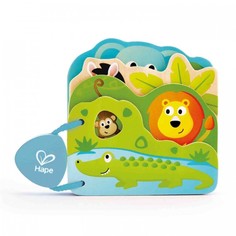 Книжки-игрушки Hape Книга Дикие животные