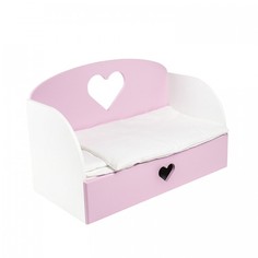 Кроватки для кукол Кроватка для куклы Paremo диван Сердце Мини